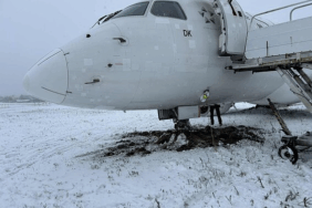 Vilnius Havalimanı’nda LOT Uçağı Taksi Yolundan Çıktı Pist Geçici Olarak Kapatıldı