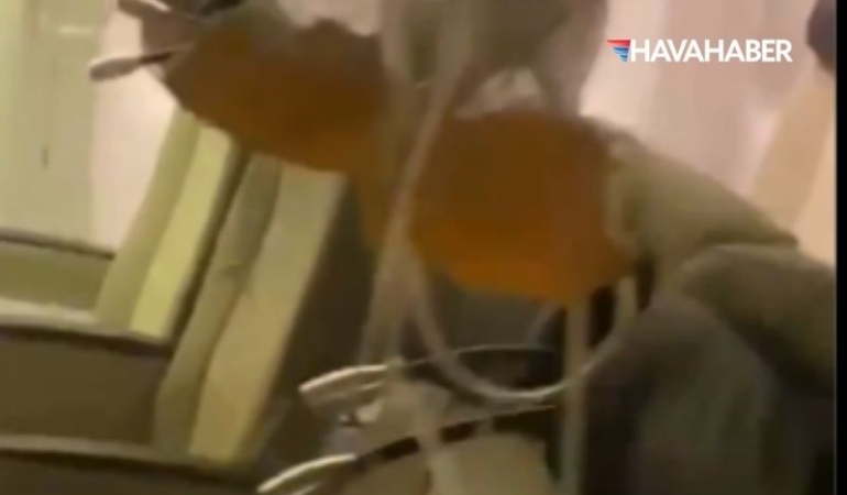 35 bin feet'te korku dolu anlar Oksijen maskeleri açıldı, acil iniş kararı alındı