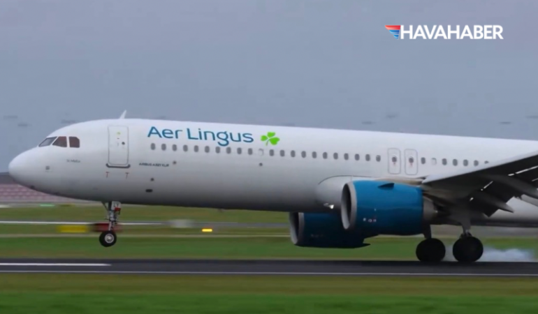 Aer Lingus A321XLR Dublin’de sert iniş yaptı: Uçak uçuştan çekildi