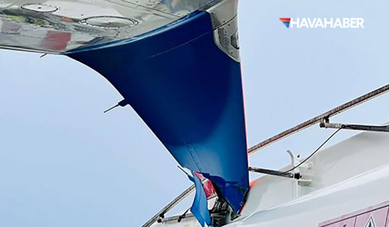 Flydubai uçağına apron kazası: Yakıt tankeri kanada çarptı