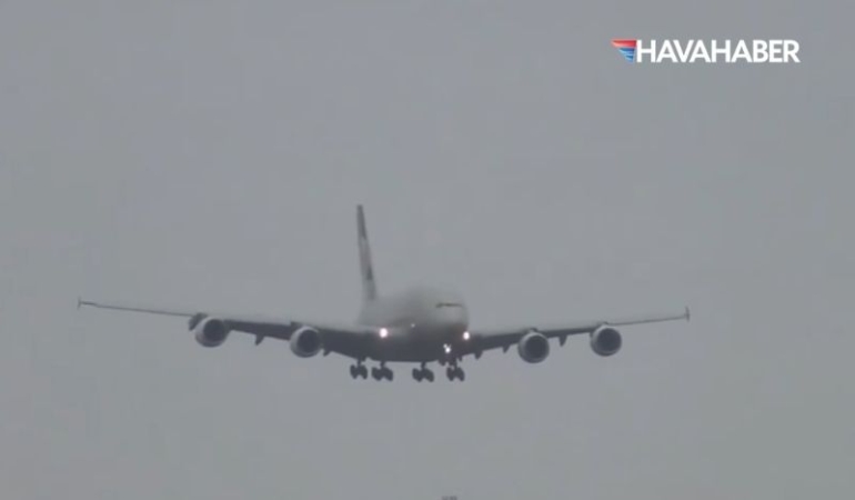 Kötü hava PSG’nin Bilbao inişini zorlaştırdı Uçak manevra yapmak zorunda kaldı