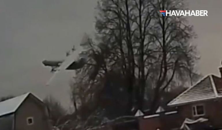 Rusya’da An-22 Faciası: Düşüş Anına Ait Görüntüler Ortaya Çıktı