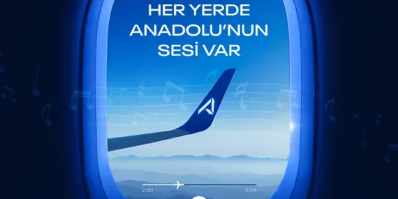 Gökyüzünden notalar yükseliyor: AJet kabin ekipleri stüdyoya girdi, Anadolu türkülerini söyledi