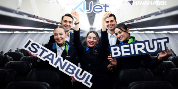 AJet’ten İstanbul’a Büyük “Beyrut” Müjdesi! İlk Uçak Bugün İndi: Artık Haftanın Her Günü O Köprü Açık!