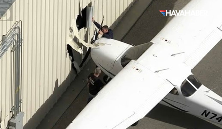 Van Nuys Havalimanı’nda Şok Olay: Çalınan Cessna 172 Hangara Çarptı, Şüpheli Gözaltında