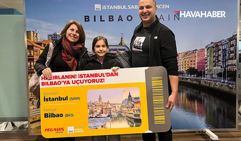 Sabiha Gökçen’den Avrupa’ya yeni hat: Bilbao uçuşları başladı!