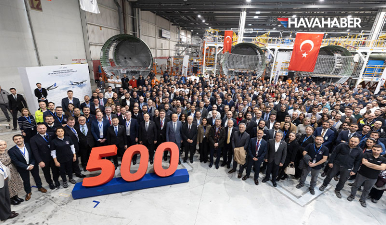 TUSAŞ’tan Airbus’a 500’üncü gövde teslimatı