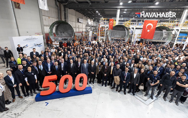 TUSAŞ’tan Airbus’a 500’üncü gövde teslimatı