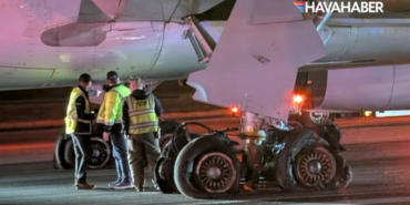 Atlanta’da LATAM uçağında iniş sırasında lastik arızası