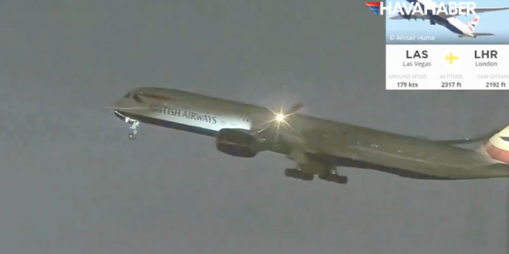 Kalkış sırasında şok görüntü: Dev yolcu uçağının tekeri koptu, okyanusu böyle geçti!