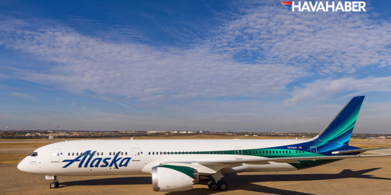 Gökyüzünde “Kuzey Işıkları” şöleni: Alaska Airlines’ın ilk Boeing 787’si Tokyo için havalandı!