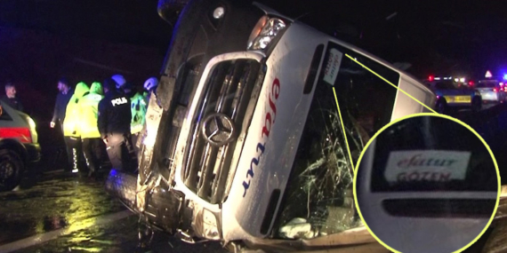 GÖZEN personeli taşıyan servis kaza yaptı: 11 kişi yaralandı