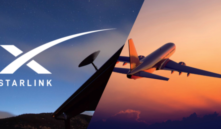 uçaklarda starlink