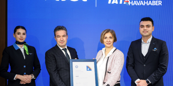 AJet IATA Sertifikasını Aldı