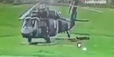 Black Hawk’a yıldırım kabusu Pervane dağıldı, asker hastanelik oldu!