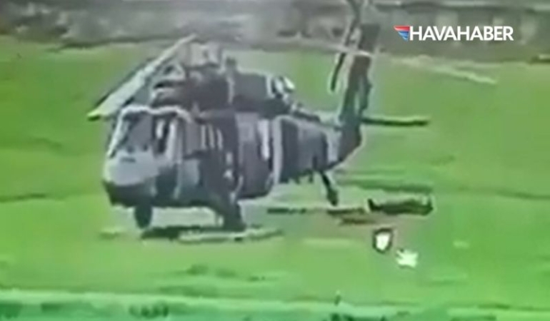 Black Hawk’a yıldırım kabusu Pervane dağıldı, asker hastanelik oldu!