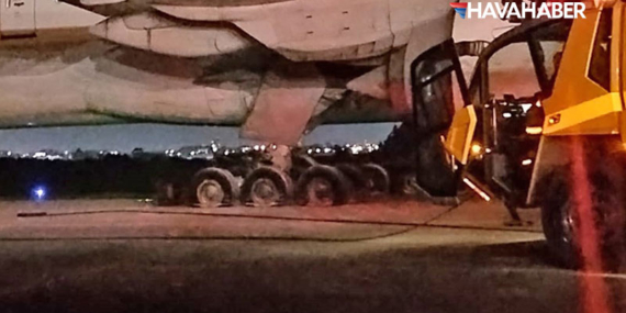 Brezilya’da Boeing 777 şoku: Lastikler parçalandı, pistte tahliye!