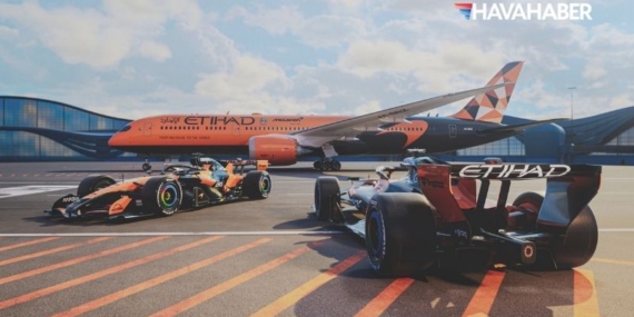 Etihad Airways ve McLaren el sıkıştı: Dev uçağın boyası değişiyor…