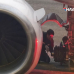 İniş-yapan-uçağın-tekerleği-koptu,-pist-kapandı!