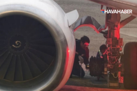 İniş-yapan-uçağın-tekerleği-koptu,-pist-kapandı!