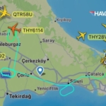 İstanbul semalarında hareketli dakikalar  ULS’ye ait kargo uçağı rotayı değiştirdi, havada tur atıp geri döndü!