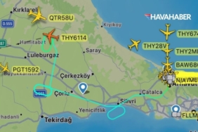 İstanbul semalarında hareketli dakikalar  ULS’ye ait kargo uçağı rotayı değiştirdi, havada tur atıp geri döndü!