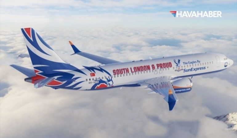 Premier Lig rüzgarı gökyüzünde esecek SunExpress’in yeni Crystal Palace uçağını taraftarlar seçti!