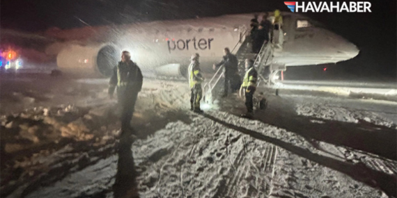 Halifax’ta Korku Dolu Anlar: Porter Airlines Uçağı Pistten Çıktı