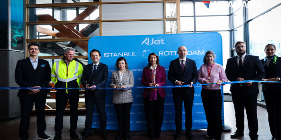 AJet’in İstanbul – Rotterdam seferleri başladı