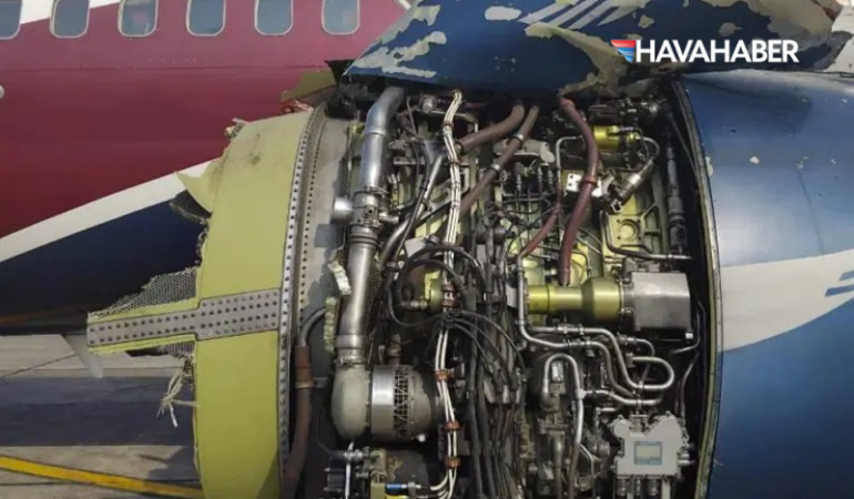 uçak motor arızası