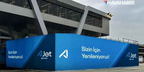 AJet’in CIP Salonu Yenileniyor