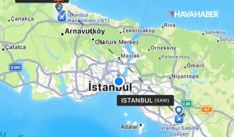 AJet İGA SAW uçuşu