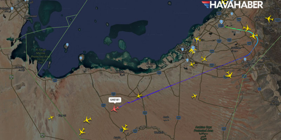 Dubai’de ilginç uçuş rotası! Emirates uçağı kalktıktan 17 dakika sonra başka bir havalimanına indi