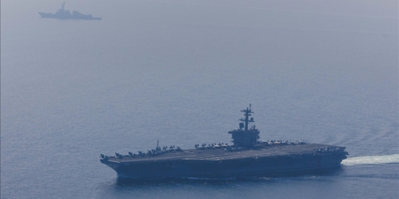 İran Devrim Muhafızları: Abraham Lincoln Uçak Gemisi 4 İran füzesiyle hedef alındı