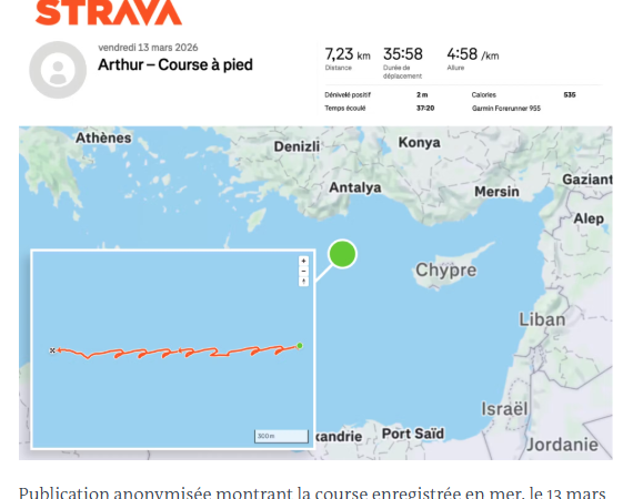 Le Monde bir askerin uygulamasını kullanarak Fransız uçak gemisinin yerini saptadı
