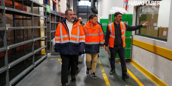 TGS’de bayram mesaisi: Genel Müdür Akyurt sahadaydı! İstanbul Havalimanı’nda personele moral ziyareti…