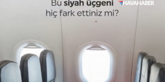 Uçaktaki Gizemli İşaret: Camların Üzerindeki Siyah Üçgen Ne Anlama Geliyor?