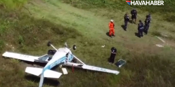 Uçuş eğitmeni hayatını kaybetti! Cessna 152 kalkışta yere çakıldı…