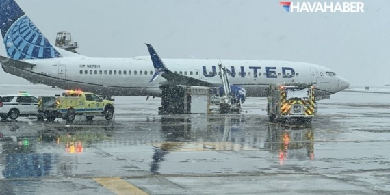 United uçağı buz çözme aracına çarptı: Bir işçi hastaneye kaldırıldı…