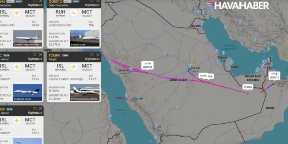 Zenginlerin ‘Kaçış’ rotası belli oldu! Umman semalarında Türk jetleri hakim: Bir uçuşun bedeli 150 bin dolar…