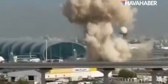 İran Dubai Havalimanını vurdu: Tüm uçuşlar durduruldu