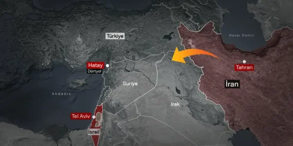 iran füze hatay harita
