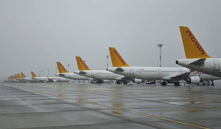 Sabiha Gökçen’de Fırtına Alarmı: Pegasus 76 Seferini İptal Etti! İşte İptal Edilen Uçuş Listesi