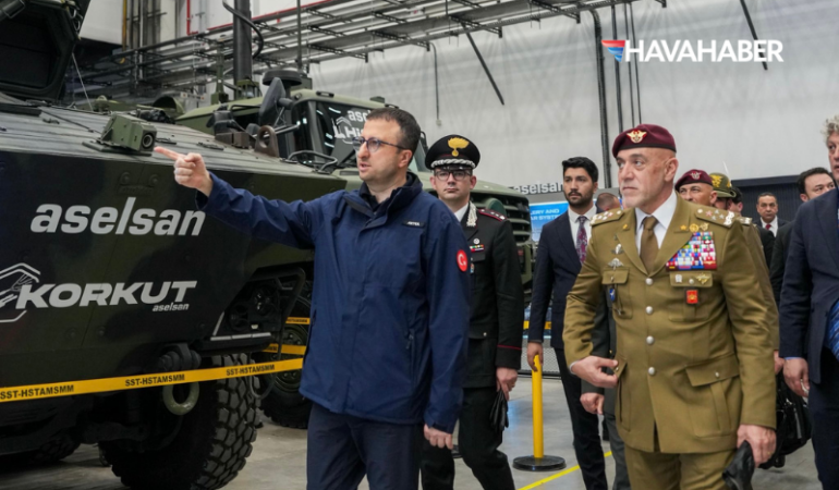 Aselsan italya ziyaret