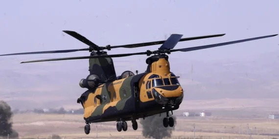 MSB duyurdu: CH-47 helikopteri kaza kırıma uğradı
