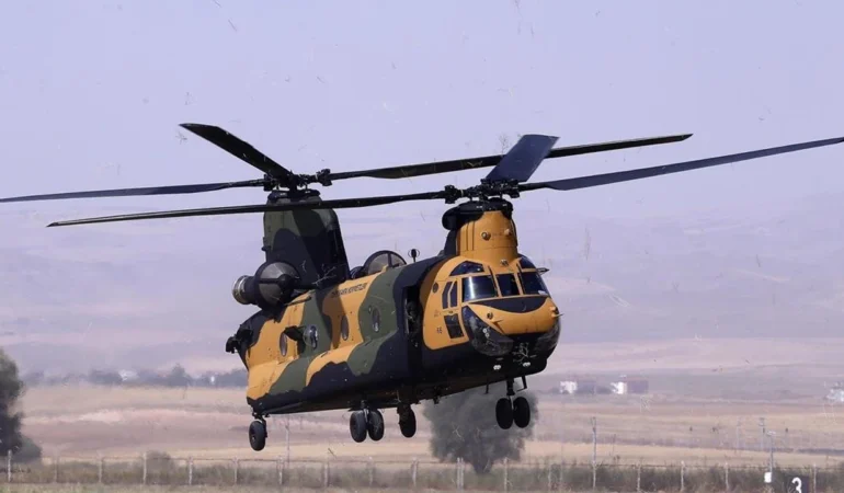 MSB duyurdu- CH-47 ağır nakliye helikopteri kaza kırıma uğradı