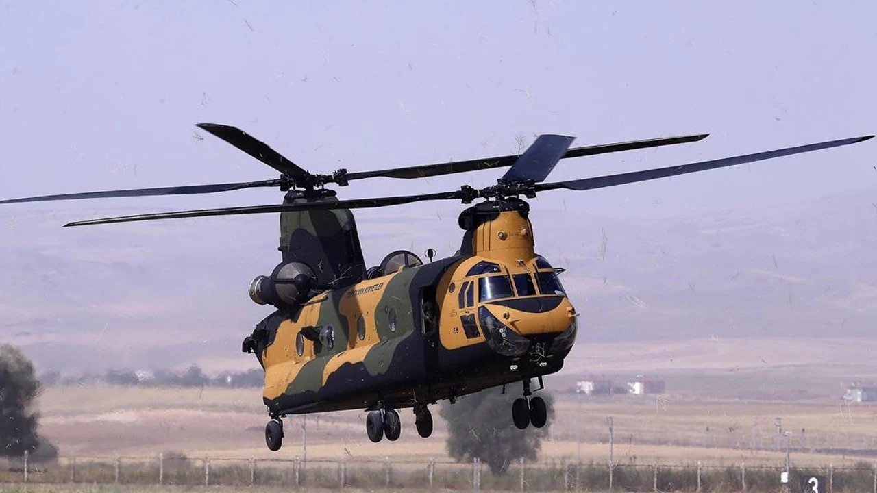 MSB duyurdu: CH-47 helikopteri kaza kırıma uğradı