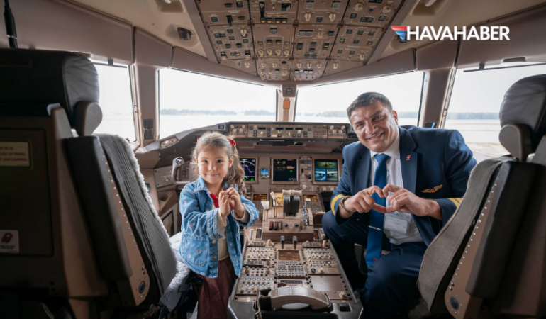 Mavi Gök Havacılık’tan 23 Nisan’da Anlamlı Etkinlik: Çocuklar Apronda Buluştu