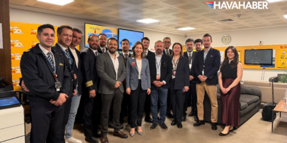 Pegasus CEO’su Güliz Öztürk, Dünya Pilotlar Günü’nde Pilotlarla Buluştu
