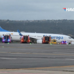 Air Europa Uçağına Kuş Çarptı Palma’da Pist Kenarında Kaldı
